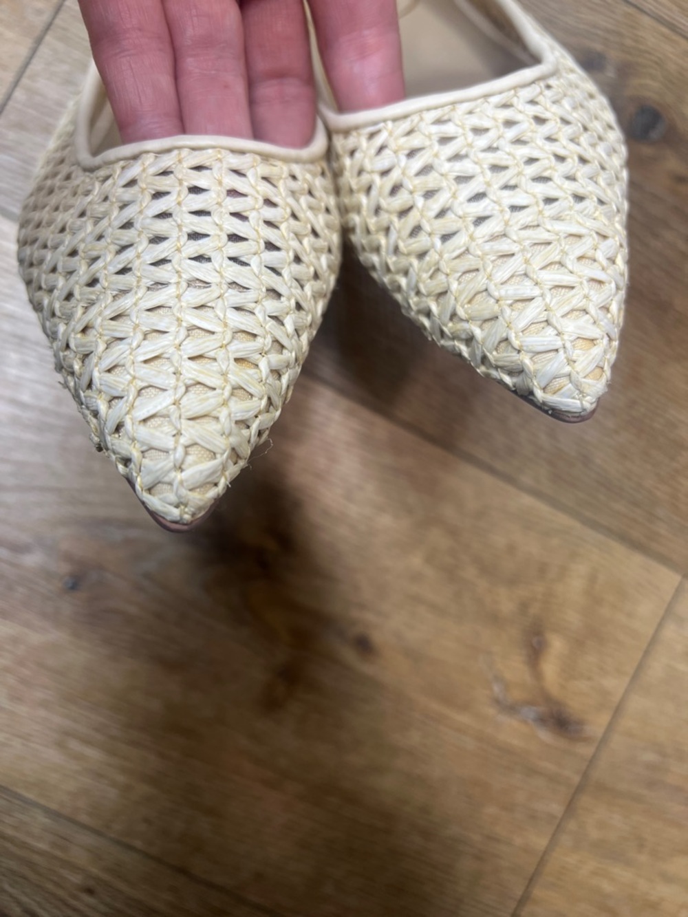 Sam Edelman Wanda Raffia Flats Size 7.5 - Picture 5 of 7